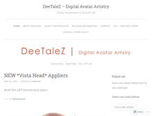 Tablet Screenshot of deetalez.com